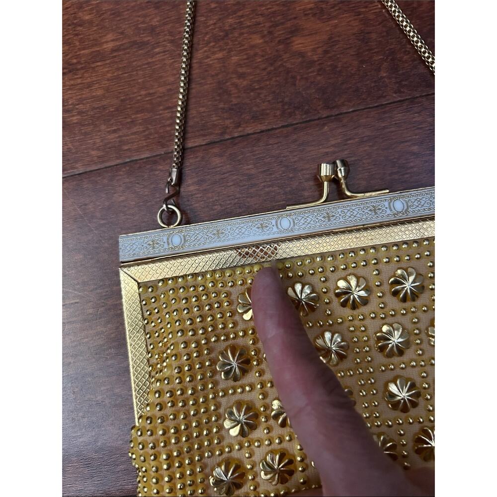 Vintage Gold Candy Dot Hand Bag - Picture 13 of 13